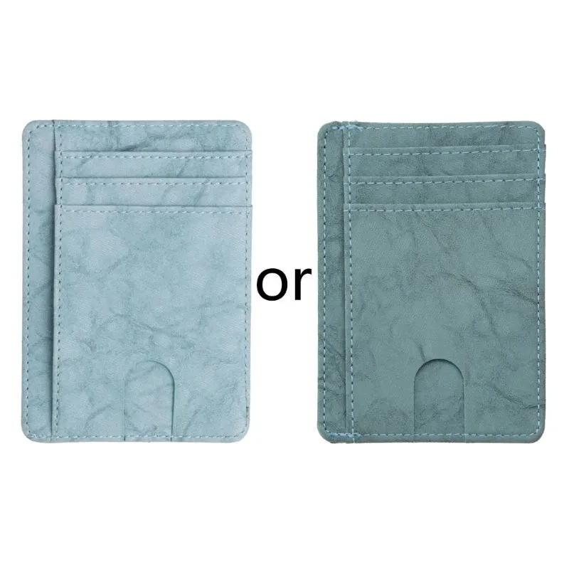 Super Thin RFID Blocking Leather Business Card Wallet