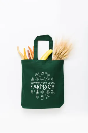 Support Your Local Farmacy Tote Bag