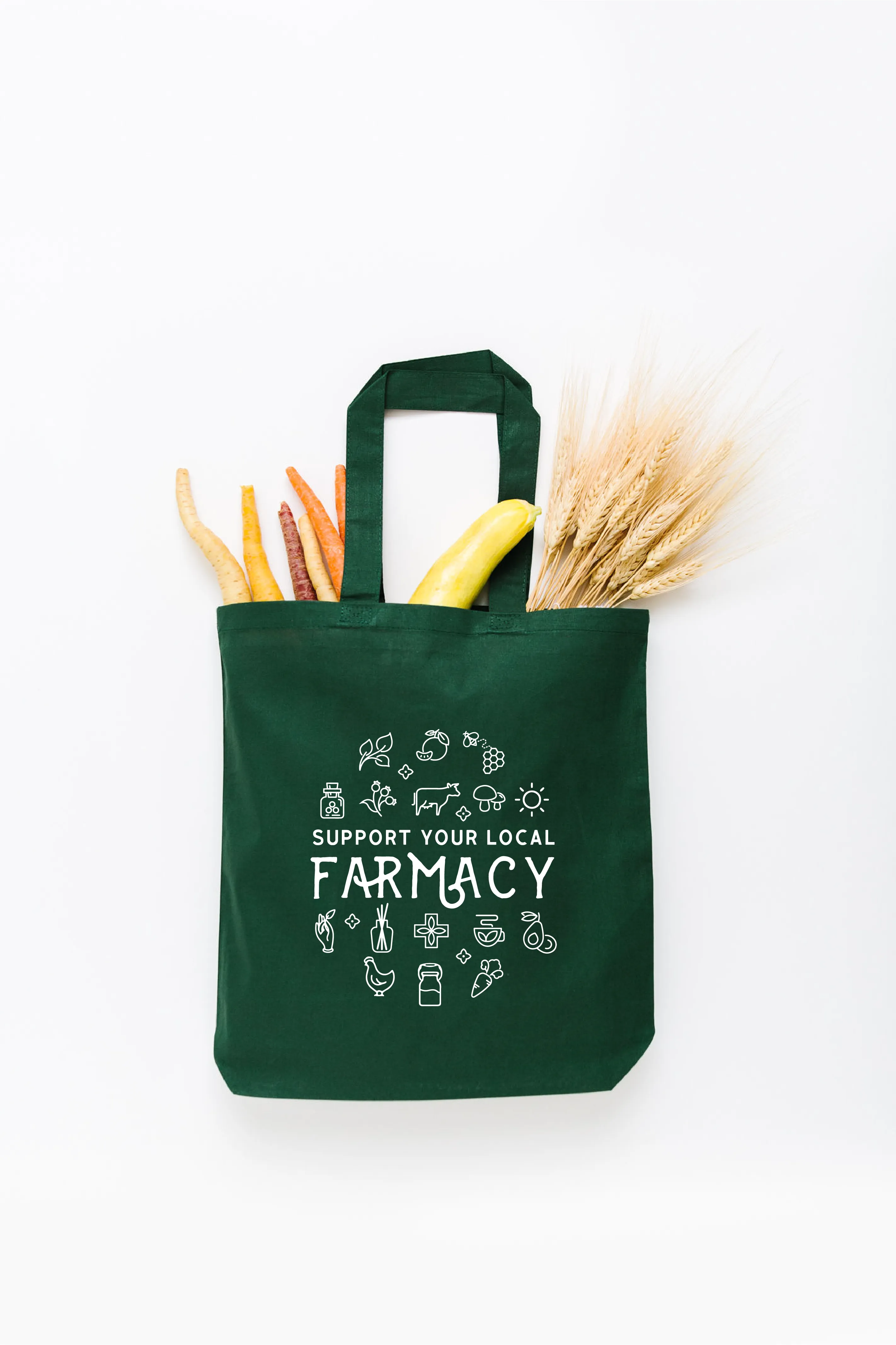 Support Your Local Farmacy Tote Bag