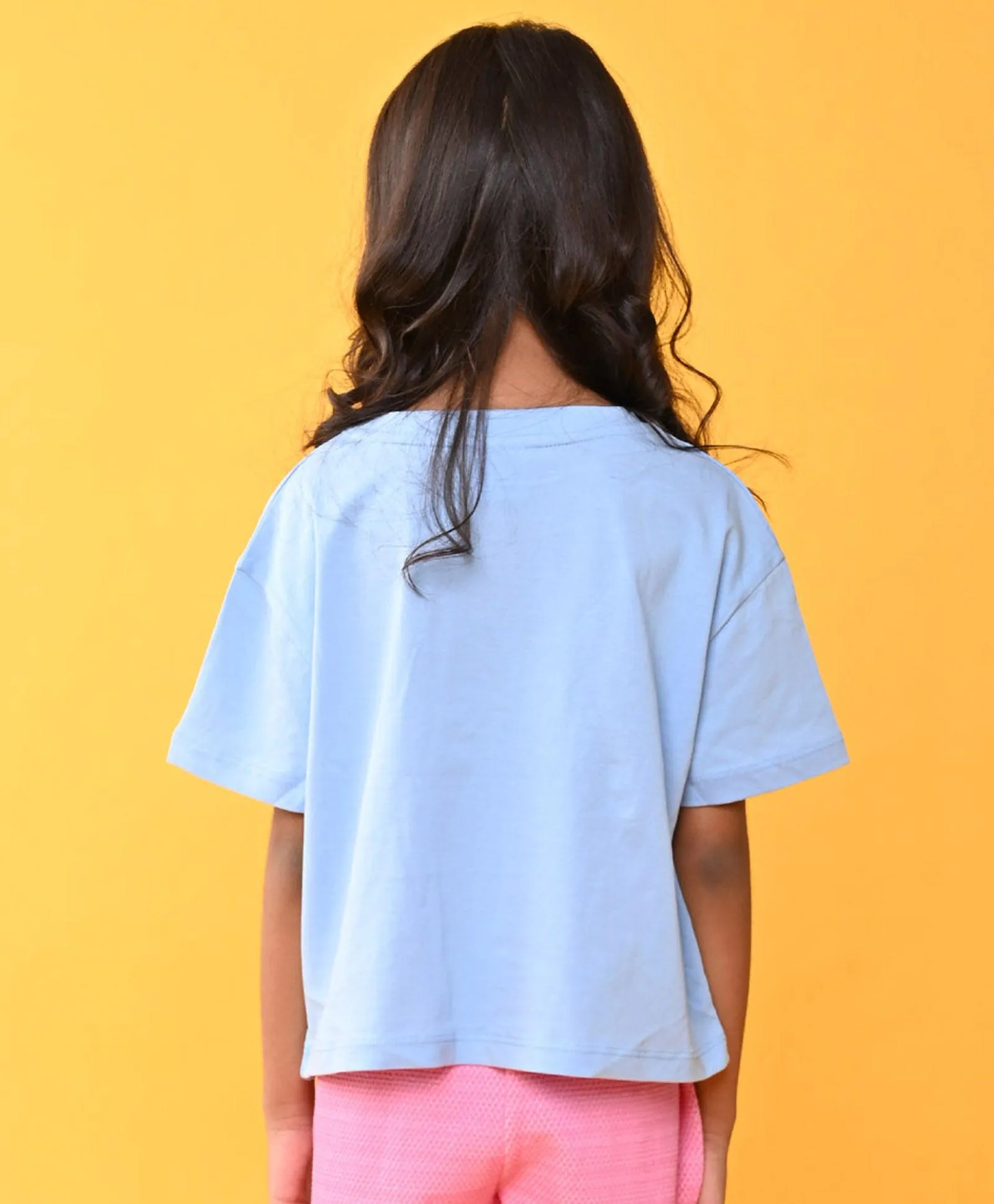 SURF VACAY SKY SUMMER GIRLS T-SHIRT - SKY