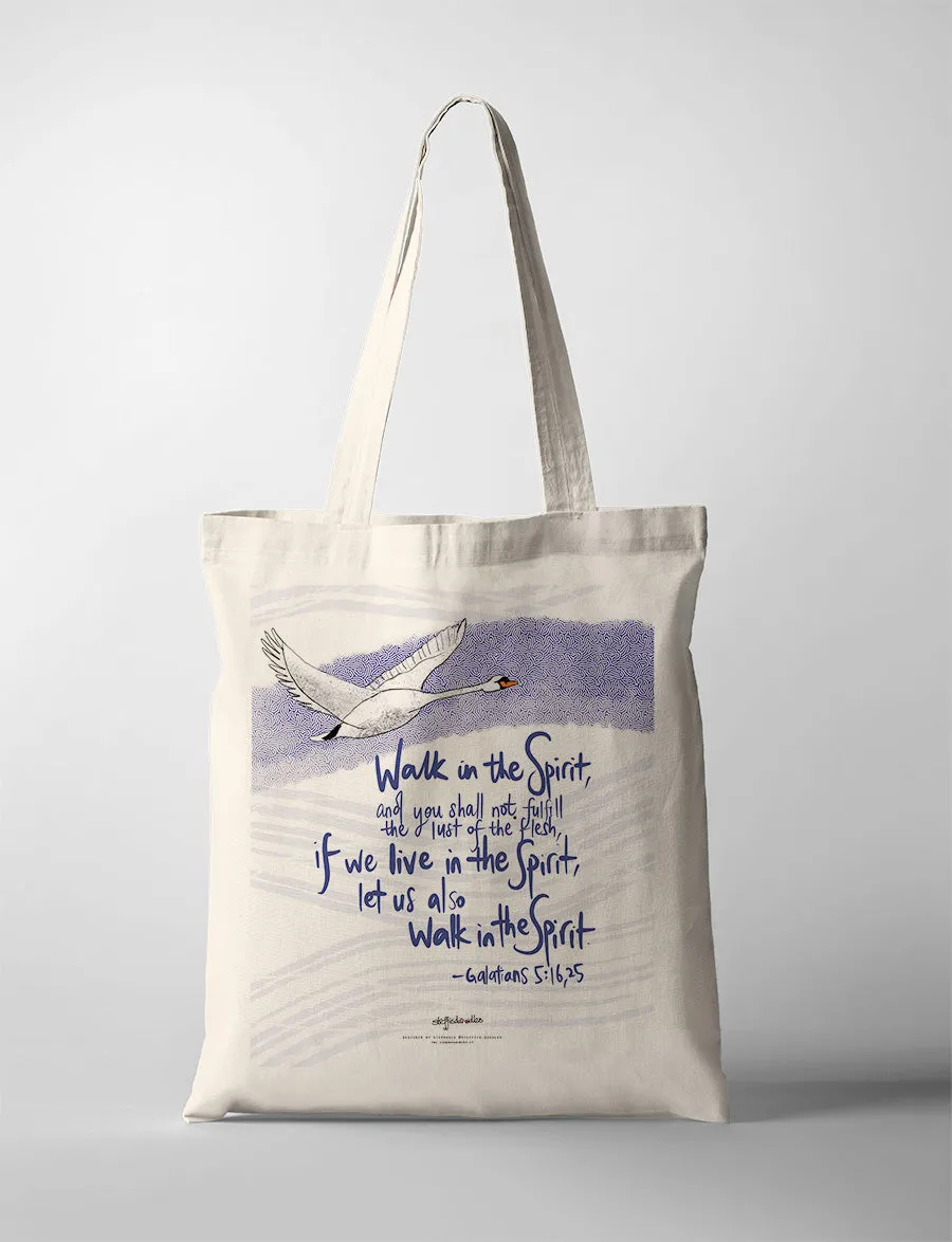 Swan {Tote Bag}