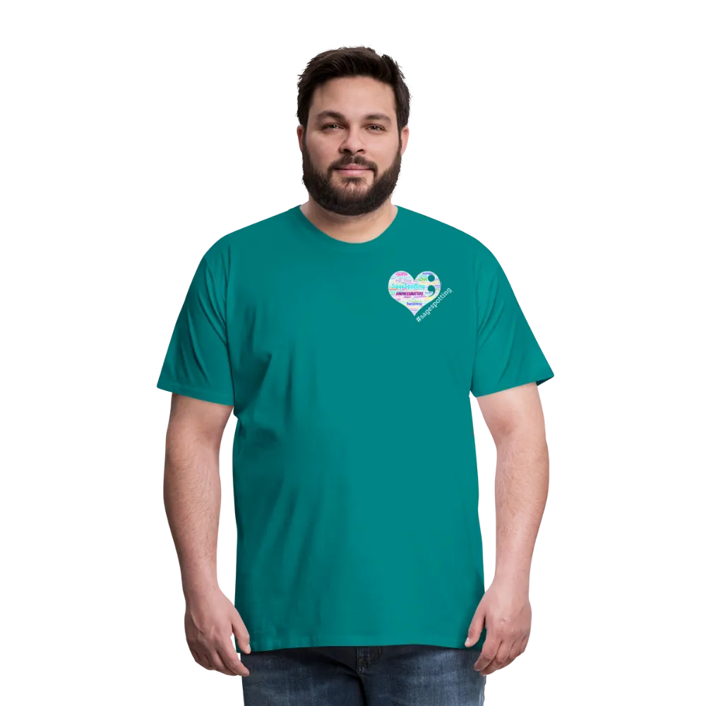 *SWEARY* Unisex T-Shirt - Pocket WordCloud/Classic SCF Logo