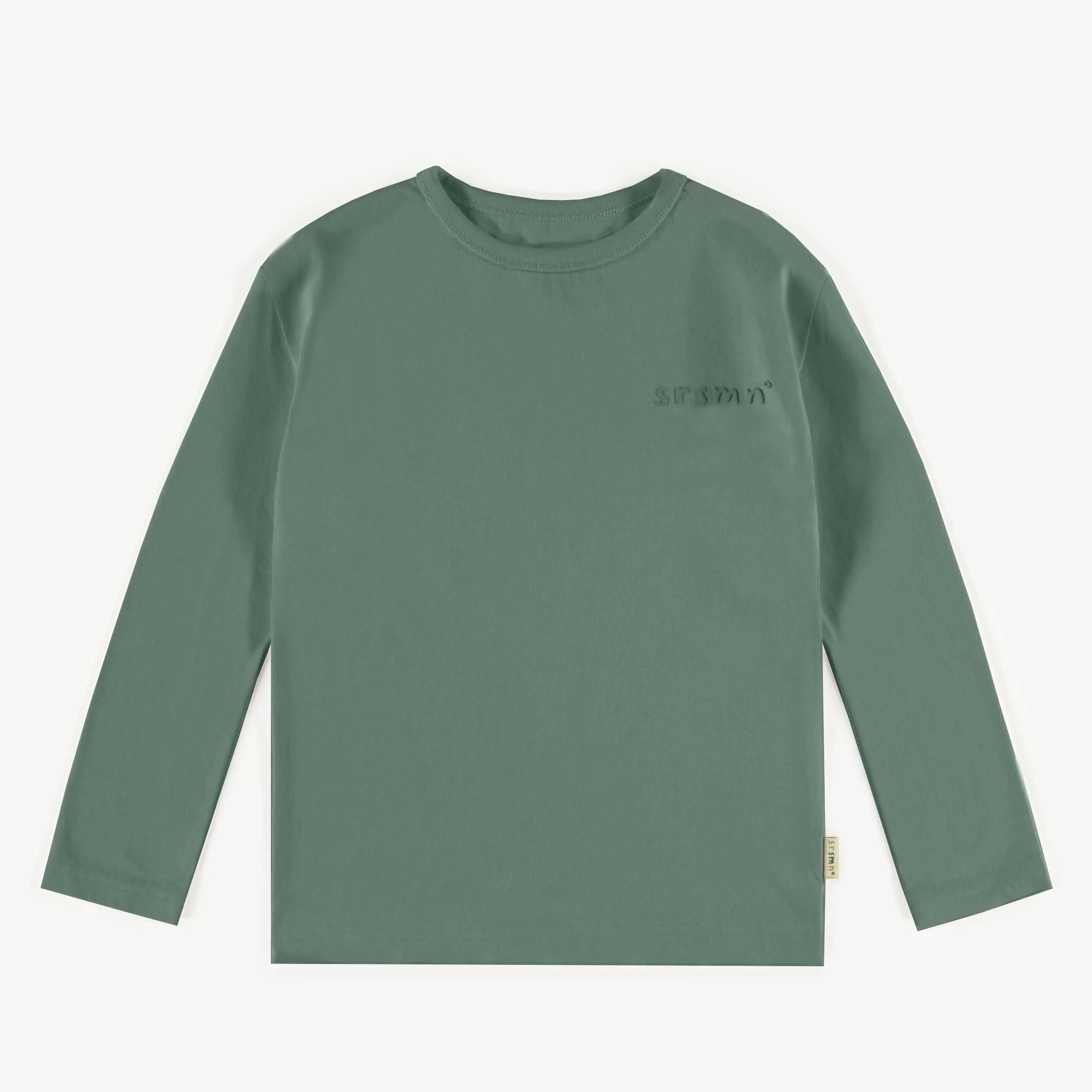T-shirt vert à manches longues, enfant || Green long sleeves t-shirt, child