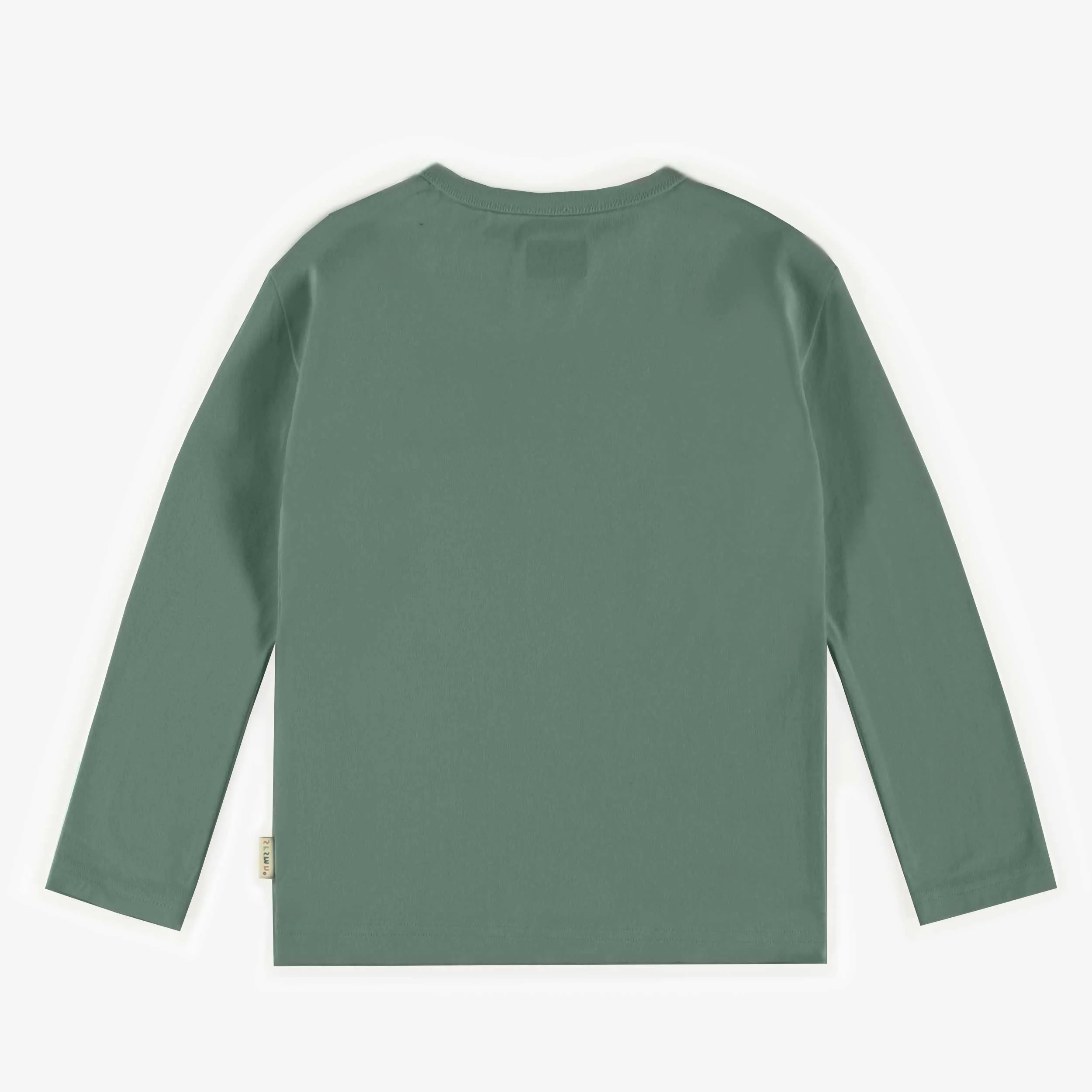 T-shirt vert à manches longues, enfant || Green long sleeves t-shirt, child