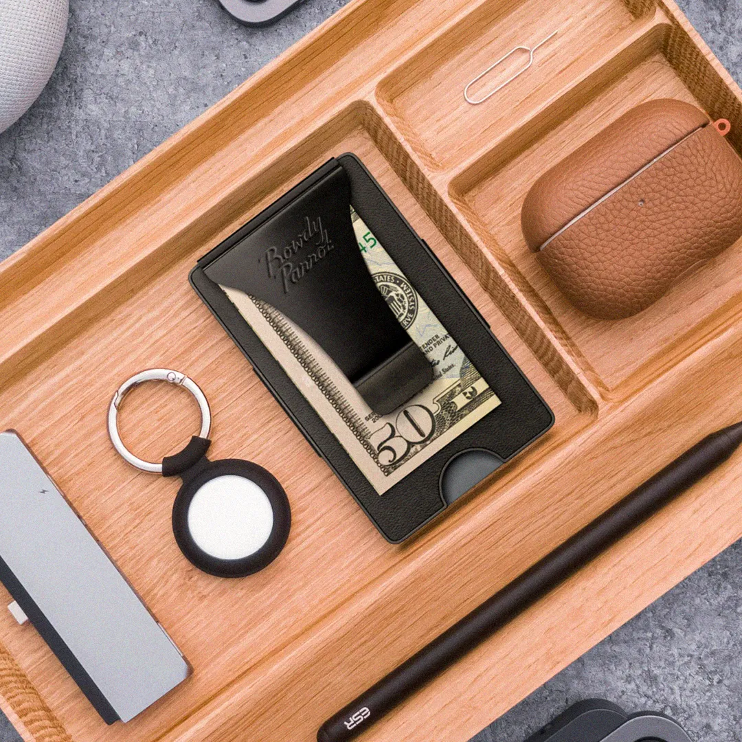 Tactical Wallet | Charcoal Leather
