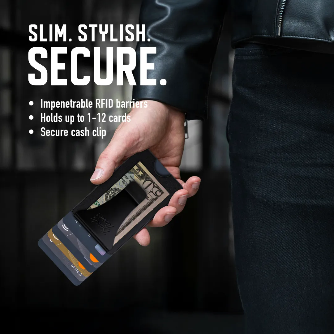 Tactical Wallet | Charcoal Leather