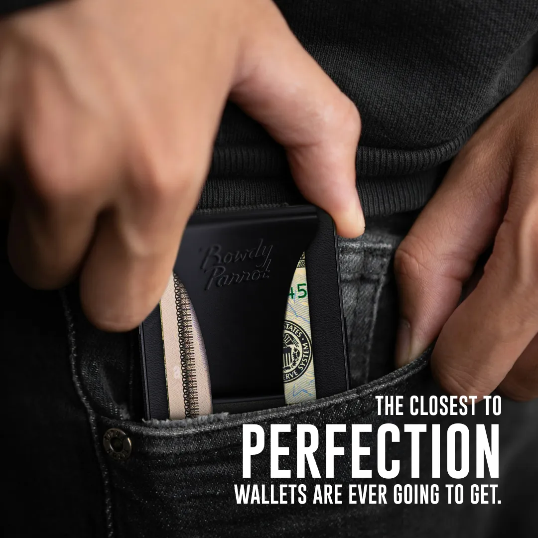 Tactical Wallet | Charcoal Leather