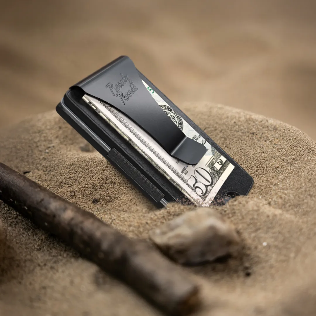 Tactical Wallet | Charcoal Leather