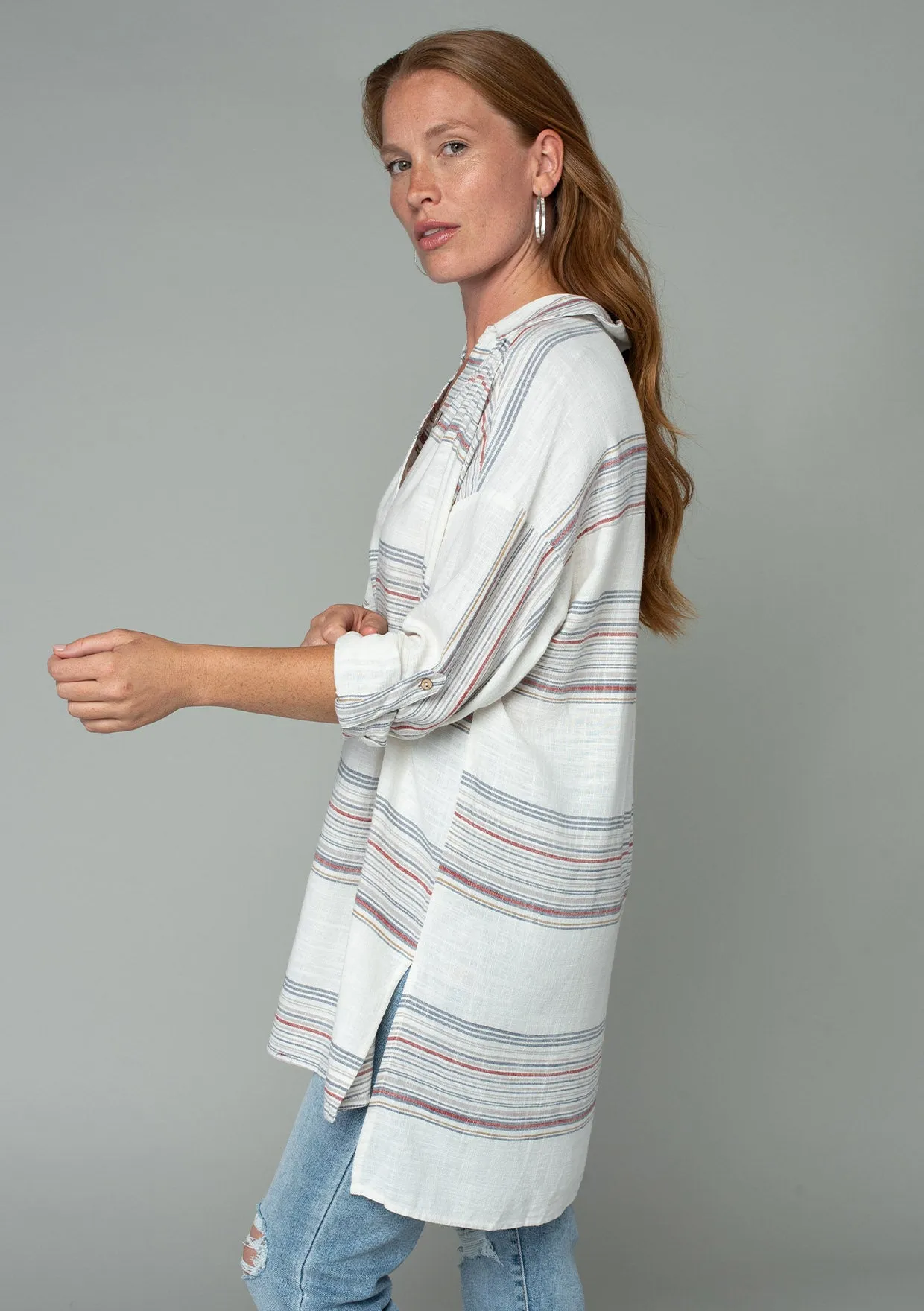 Take It Easy Henley Tunic