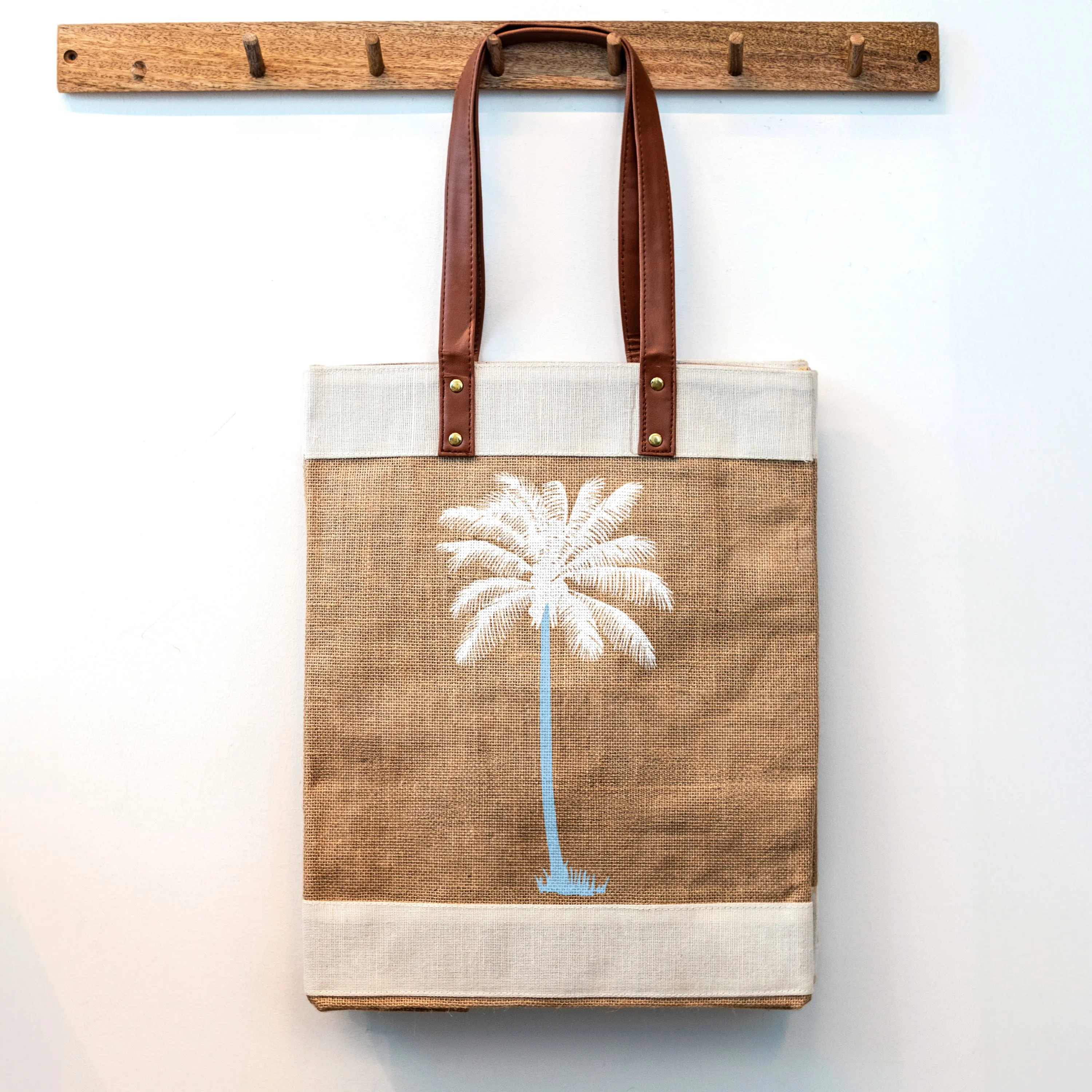 Tall Natural Tote Bag