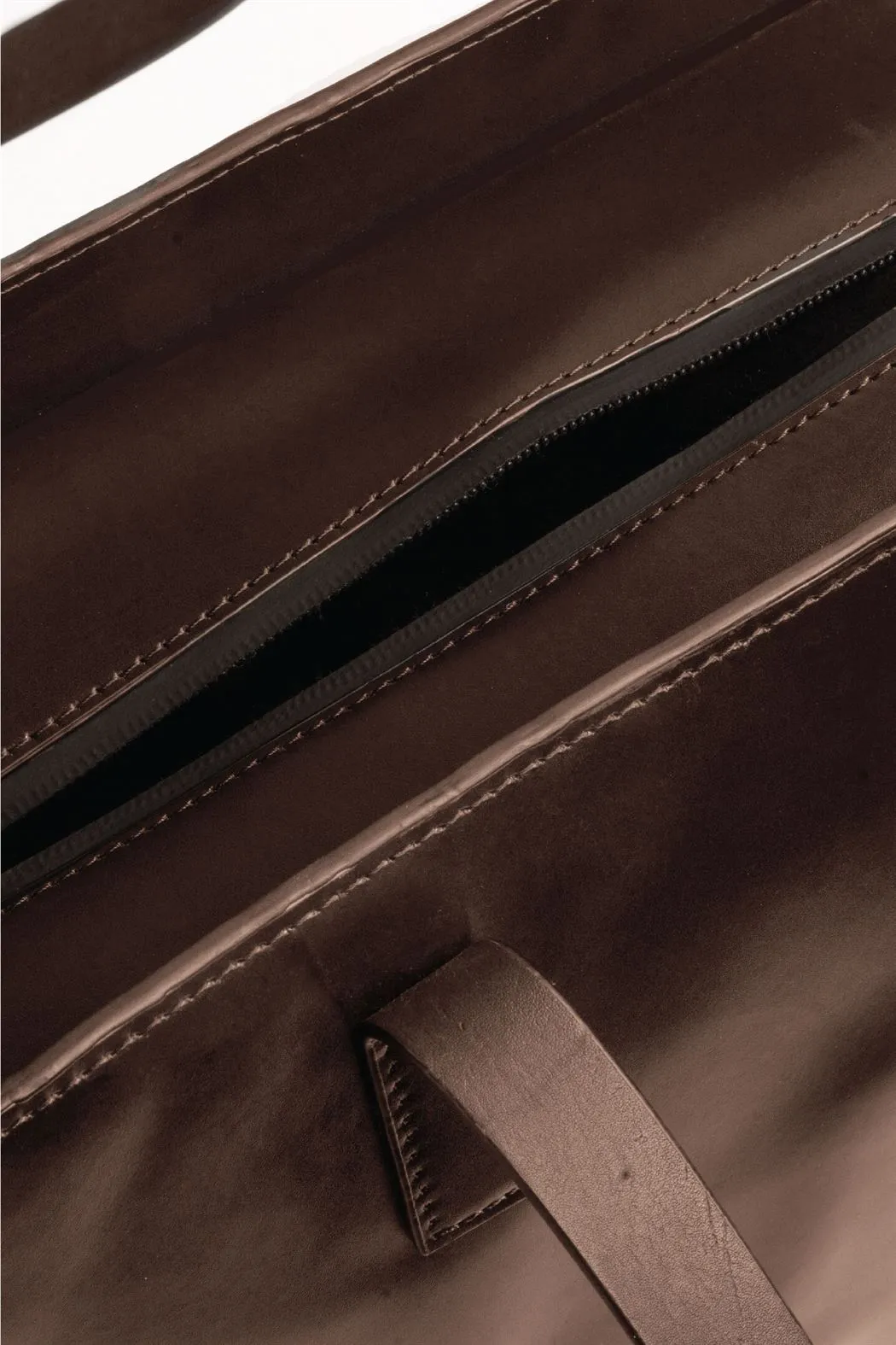 Tanned   I   Pocket Tote    Tote  Umber  TO/PT-UM  I Leather Bag