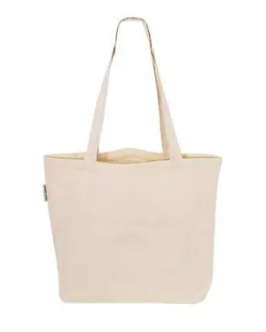 TBF Organic Cotton Canvas Gusset Tote Bags By Pack - OR110