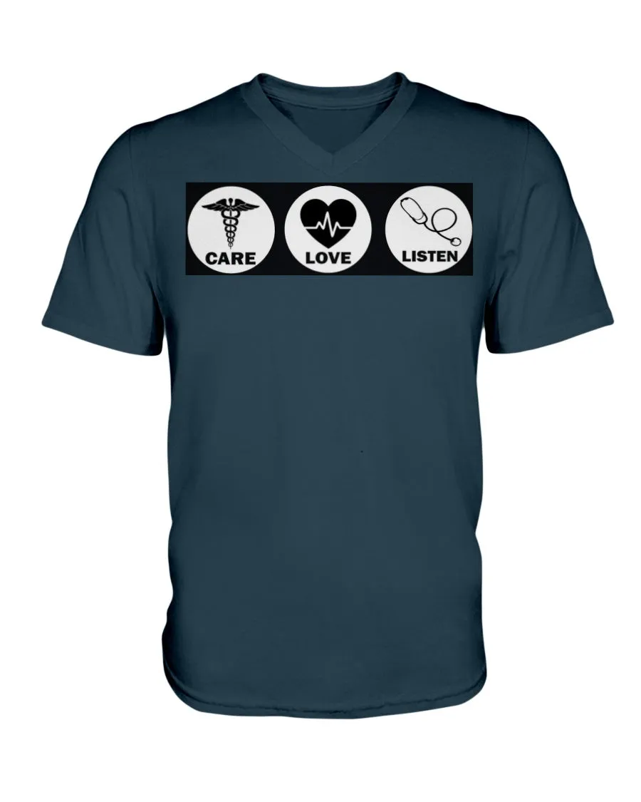 Team Nursing V-Neck T-Shirt