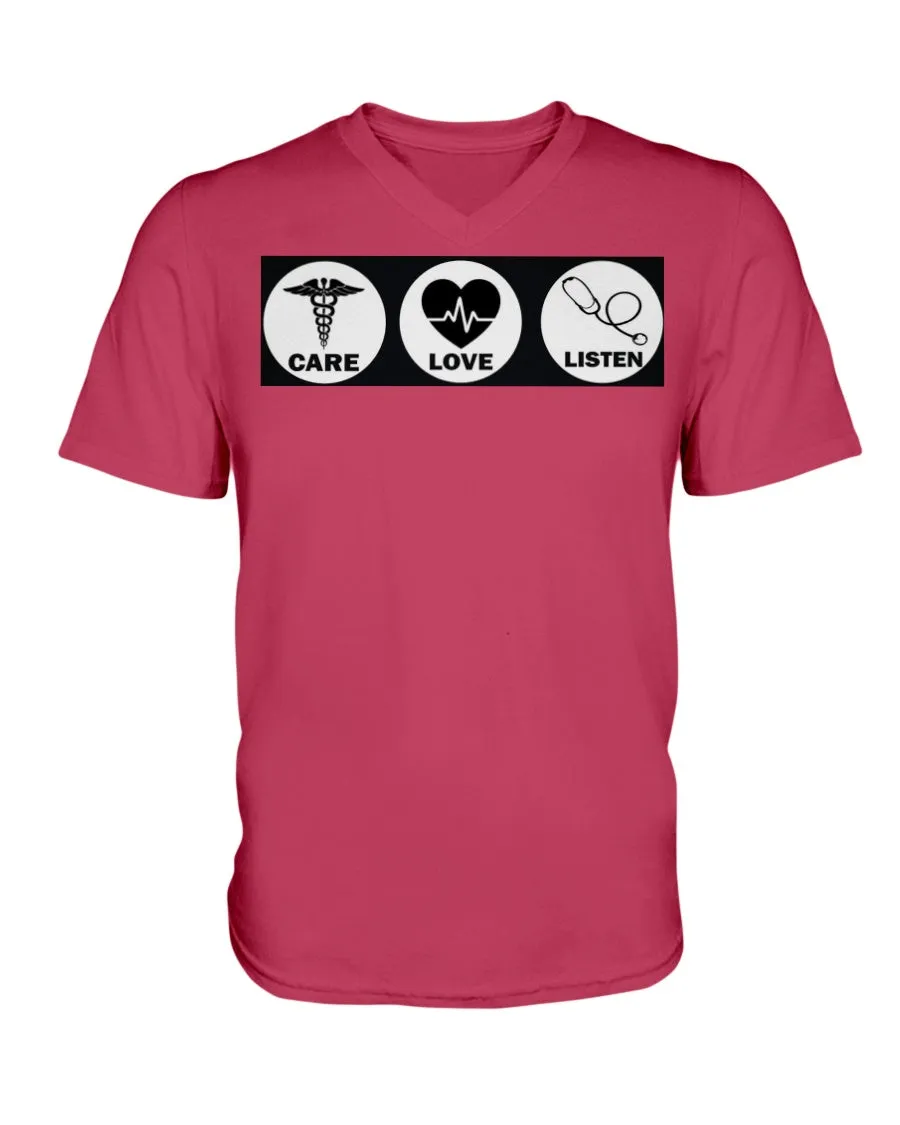 Team Nursing V-Neck T-Shirt