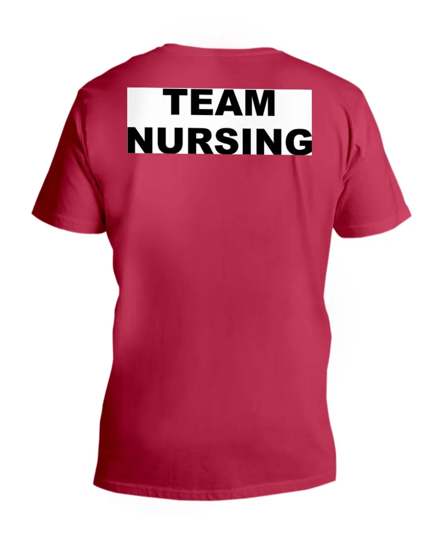Team Nursing V-Neck T-Shirt