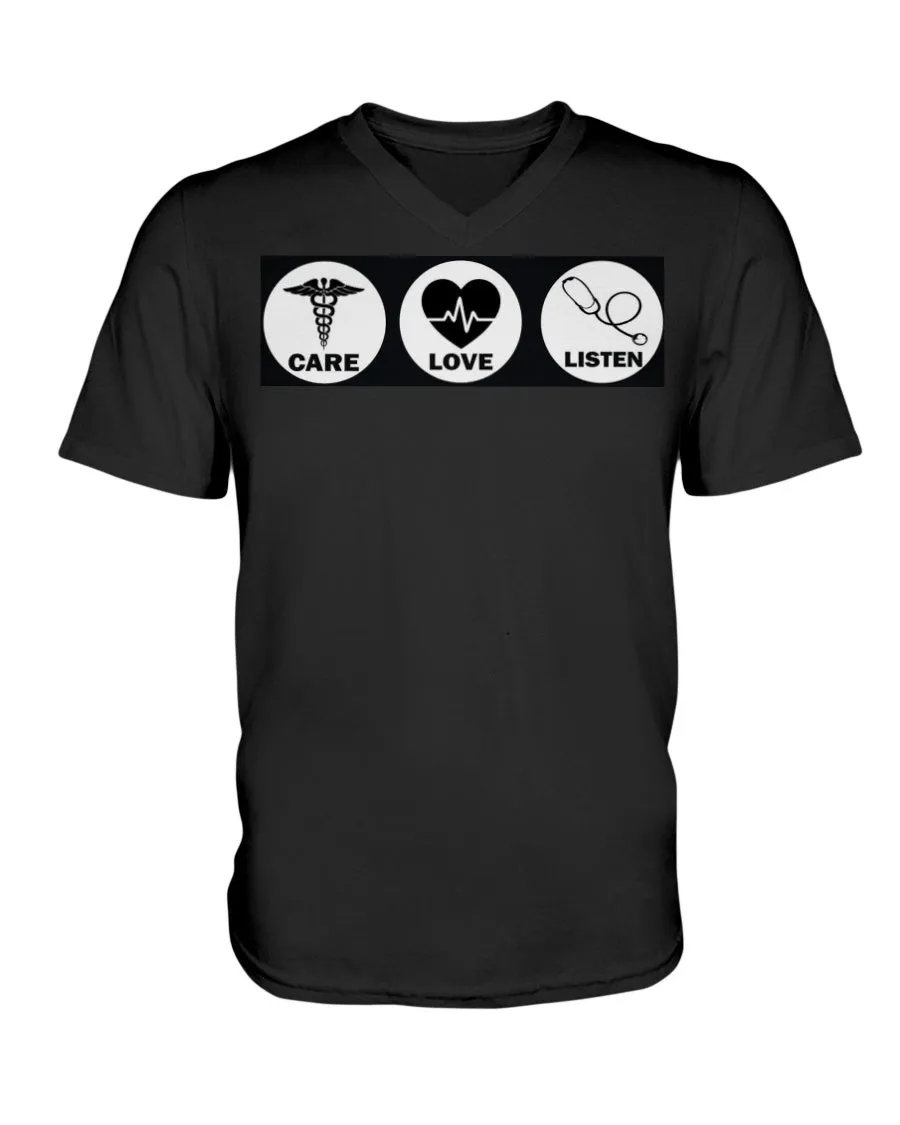 Team Nursing V-Neck T-Shirt