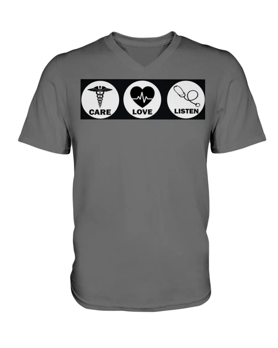 Team Nursing V-Neck T-Shirt