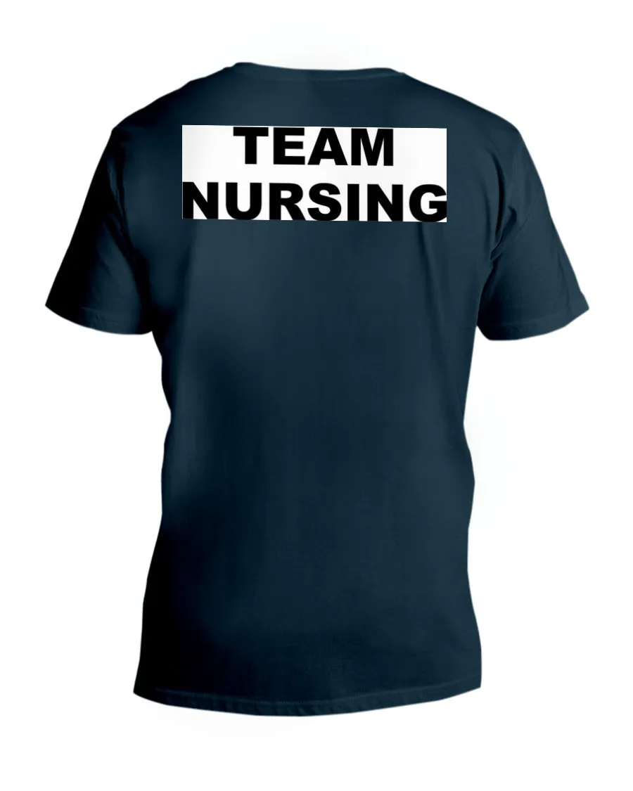 Team Nursing V-Neck T-Shirt