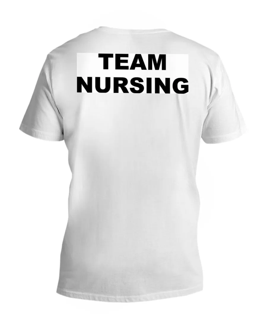 Team Nursing V-Neck T-Shirt