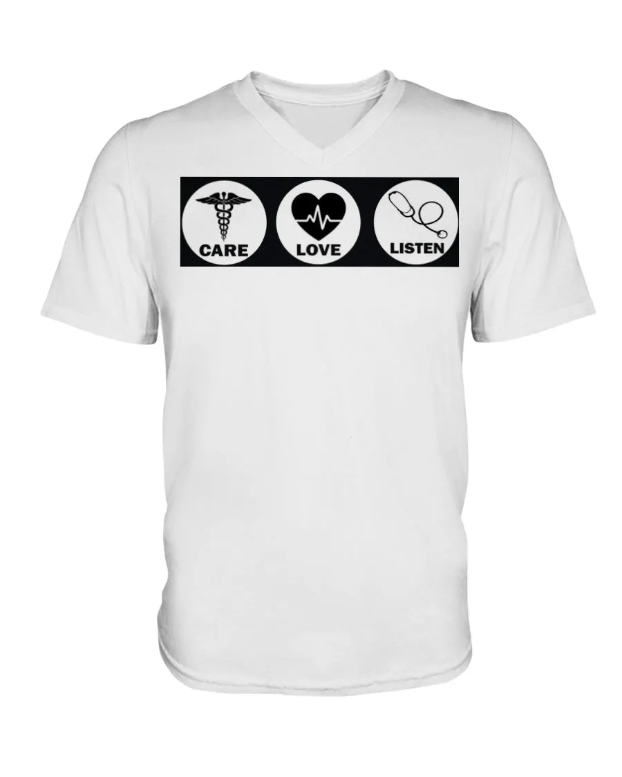 Team Nursing V-Neck T-Shirt