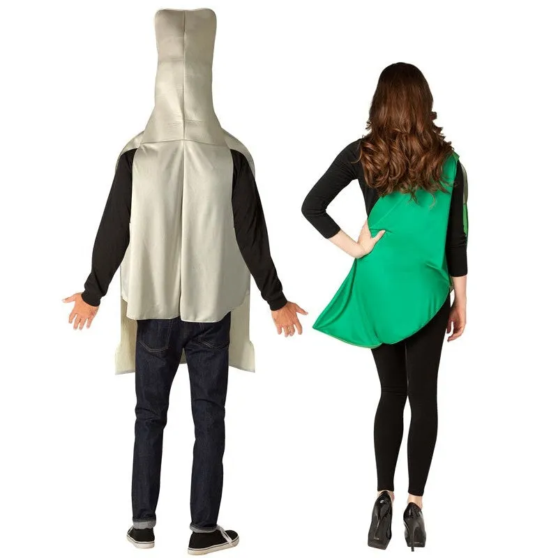 Tequila Bottle and Lime Slice Couple Costumes