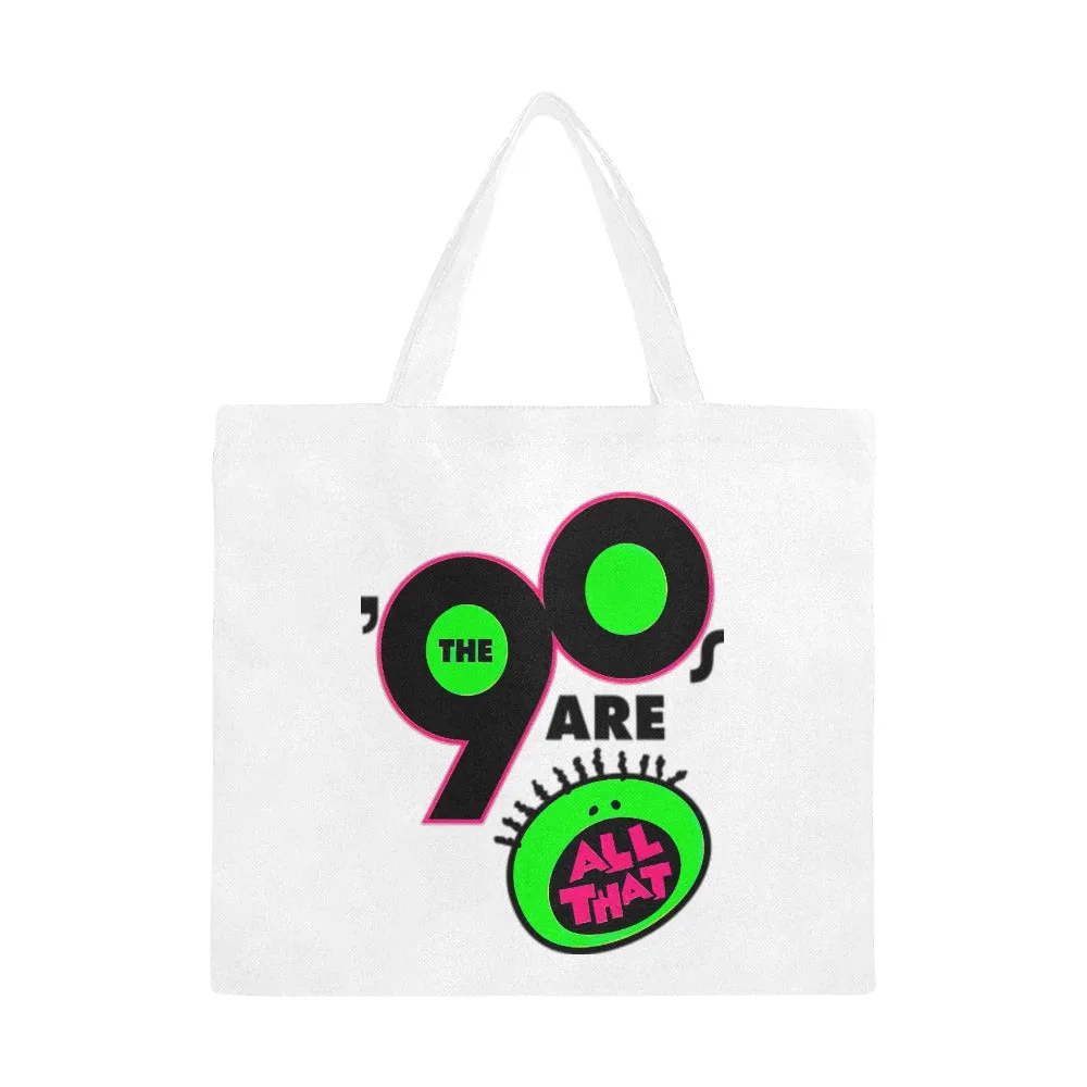 The 90s Are All That Canvas Tote Bag(Large)