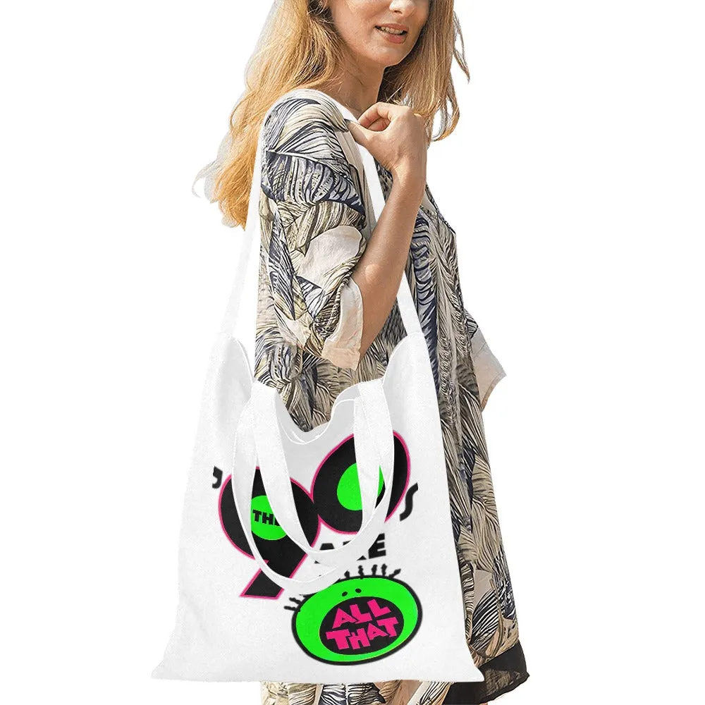 The 90s Are All That Canvas Tote Bag(Medium)