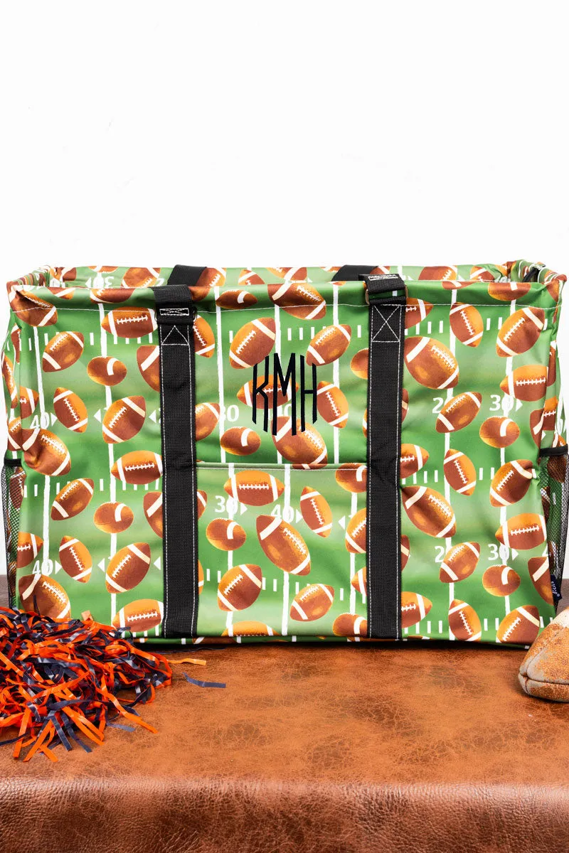 The Gridiron Collapsible Double Haul-It-All Basket with Mesh Pockets and Lid