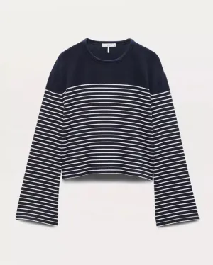 The Knit Striped Long-Sleeve T-Shirt