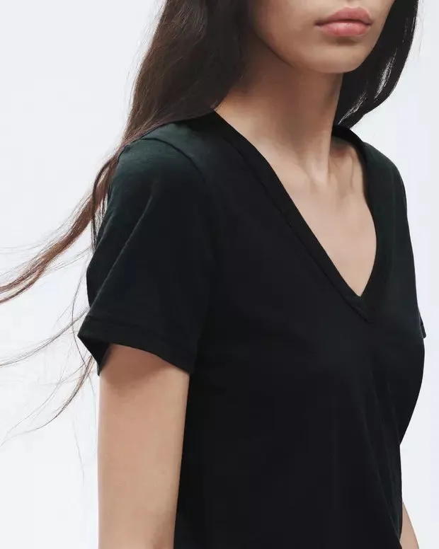 THE SLUB VEE IN BLACK
