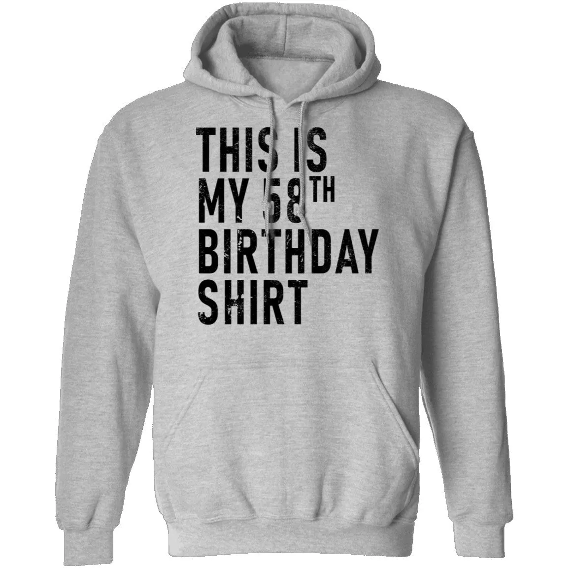 This Is My 58th Birthday Shirt T-Shirt