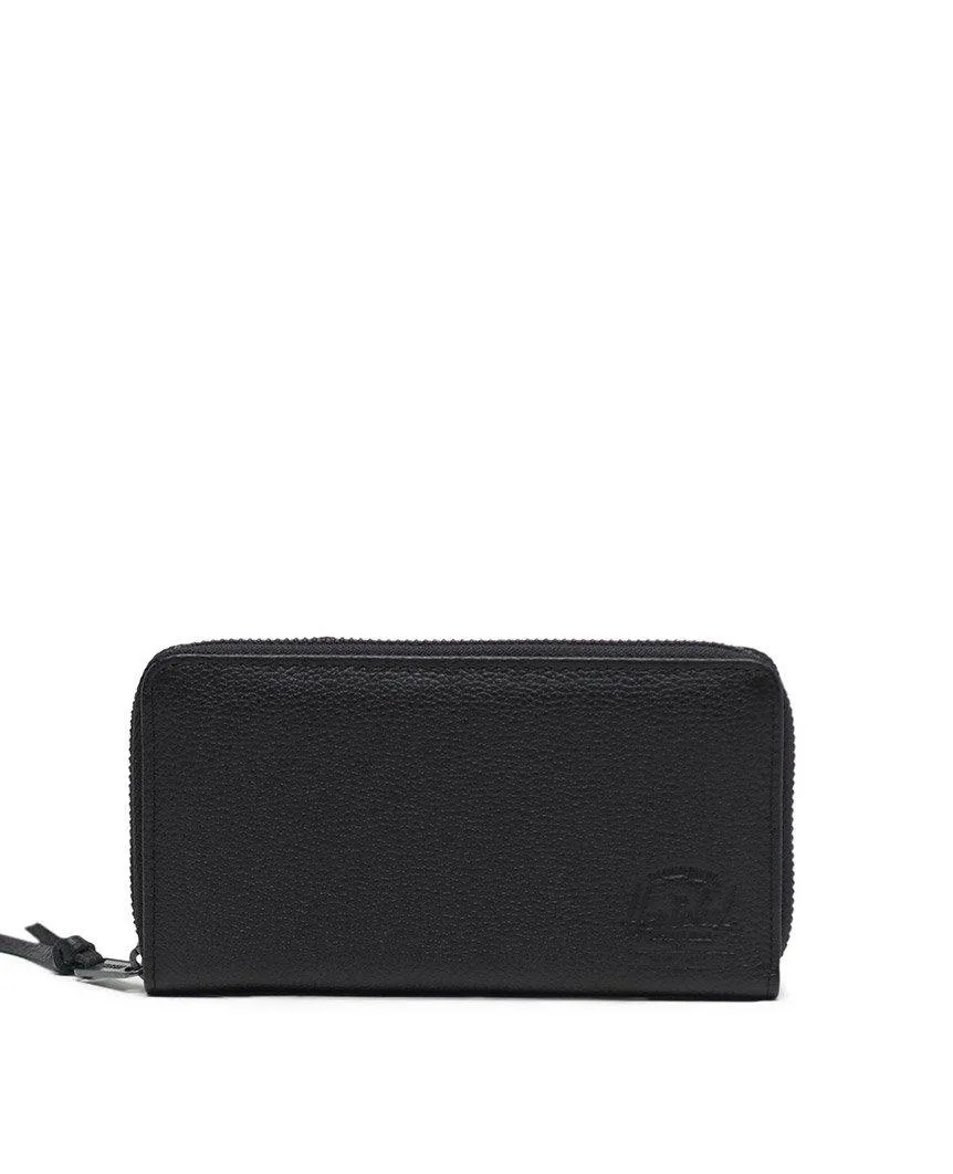 Thomas Wallet Black Pebbled Leather