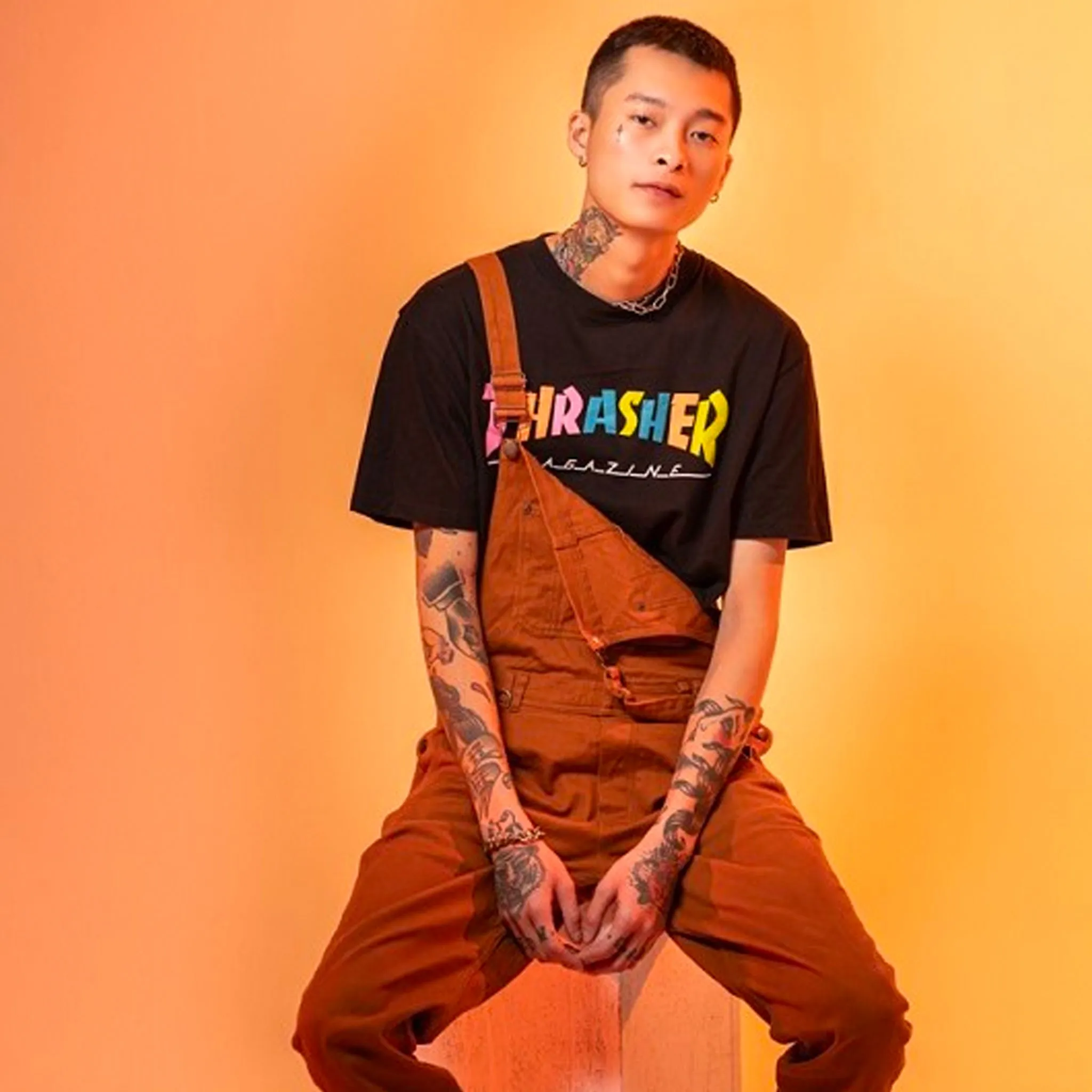 Thrasher Hometown 70s Tone S/S Tee (Black)