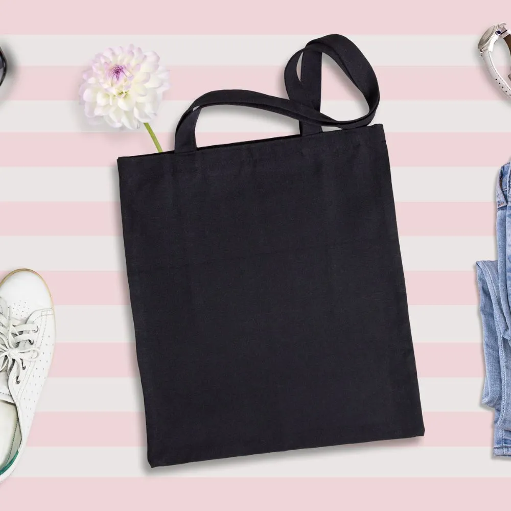 Tic Tac Toe Hearts Tote Bag with Zipper