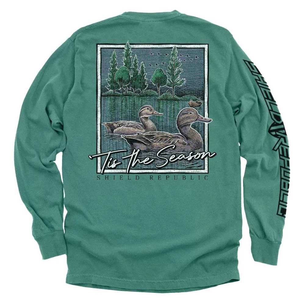 Tis the Season Duck: Bay / 2XL / Comfort Colors Pocket Tee
