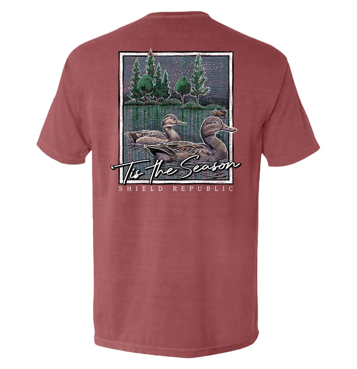 Tis the Season Duck: Bay / 2XL / Comfort Colors Pocket Tee