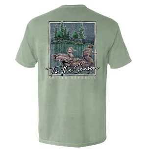 Tis the Season Duck: Bay / 2XL / Comfort Colors Pocket Tee