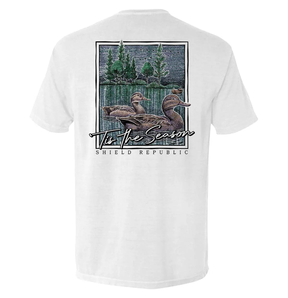 Tis the Season Duck: Bay / 2XL / Comfort Colors Pocket Tee