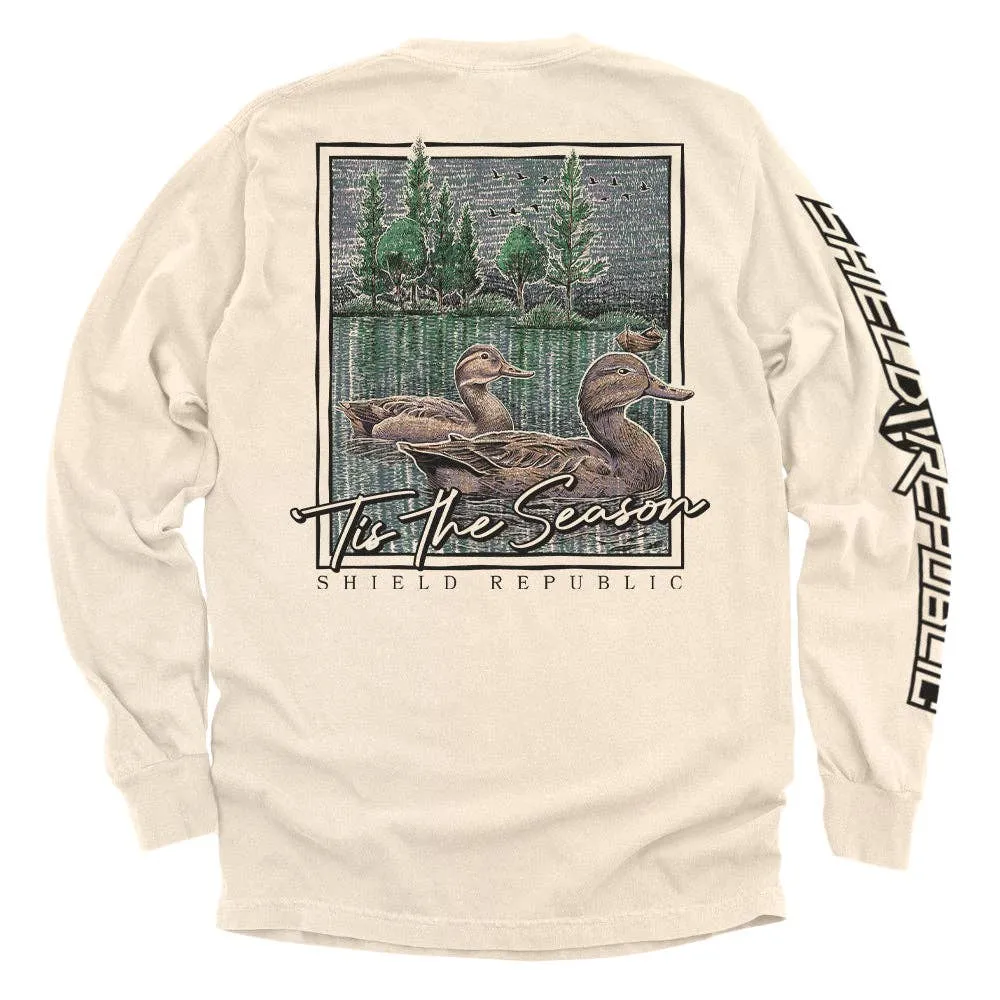 Tis the Season Duck: Bay / 2XL / Comfort Colors Pocket Tee