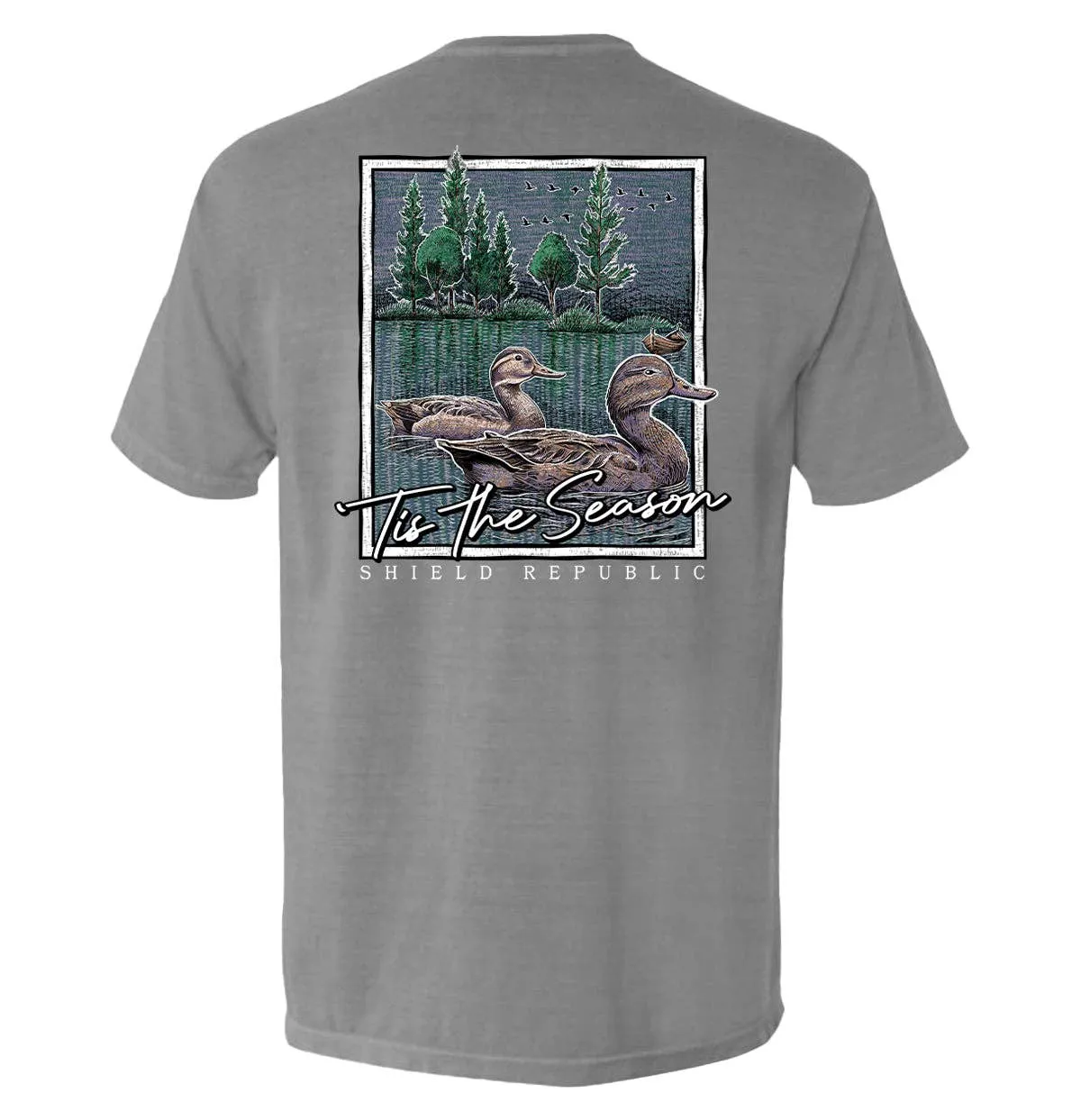 Tis the Season Duck: Bay / 2XL / Comfort Colors Pocket Tee
