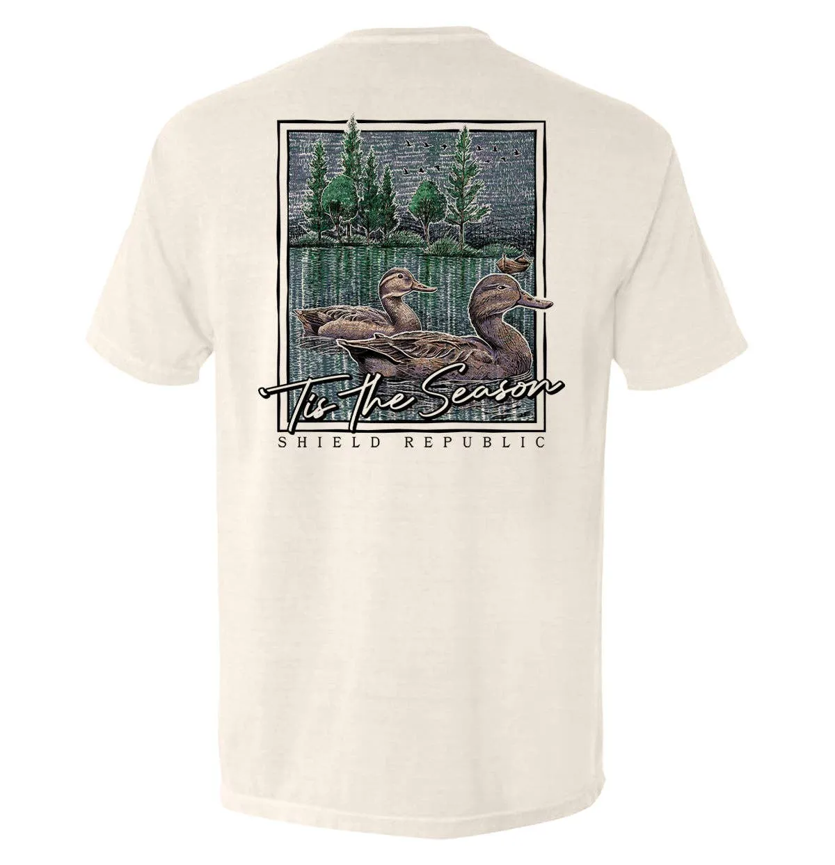 Tis the Season Duck: Bay / 2XL / Comfort Colors Pocket Tee