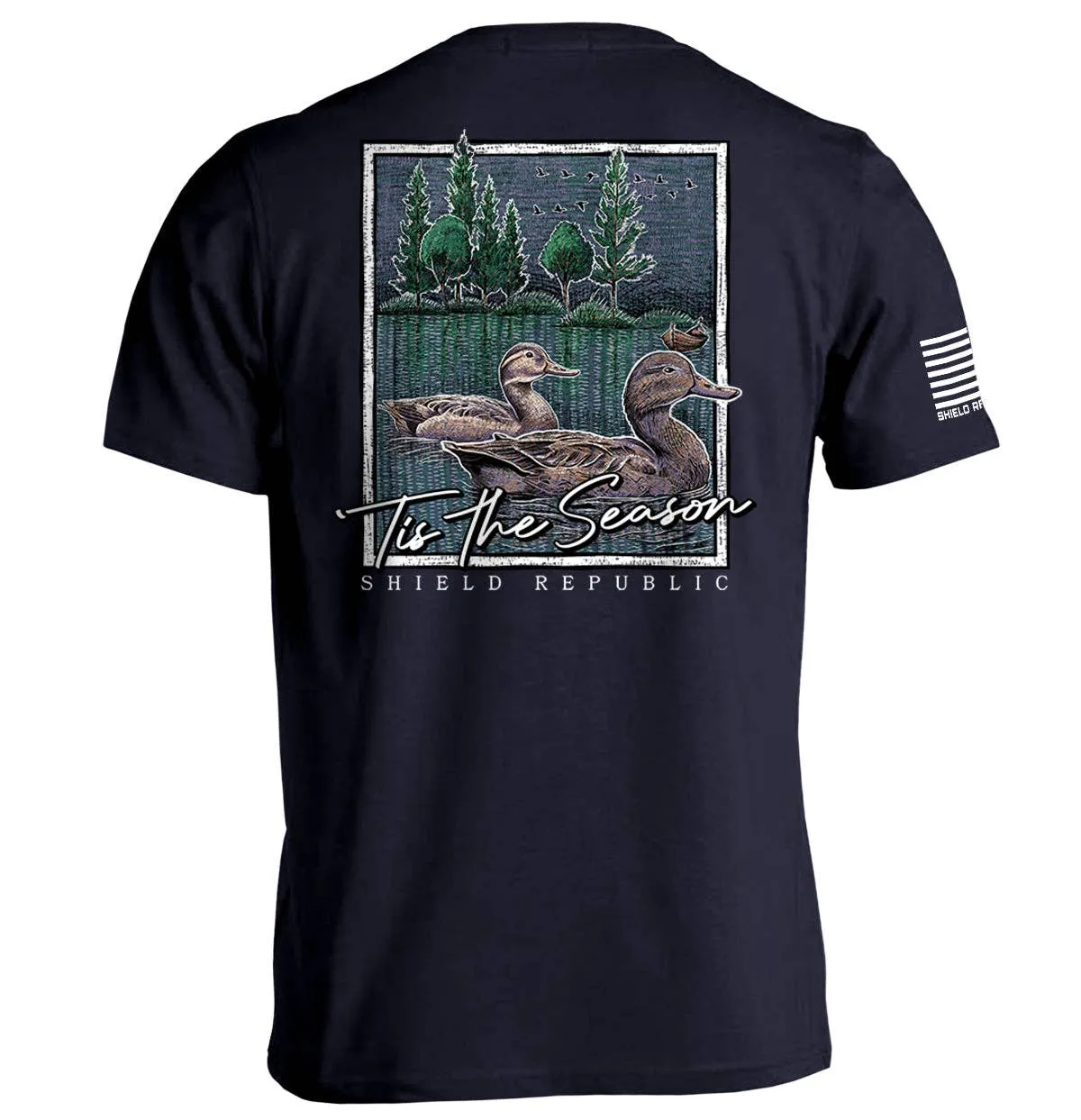 Tis the Season Duck: Bay / 2XL / Comfort Colors Pocket Tee