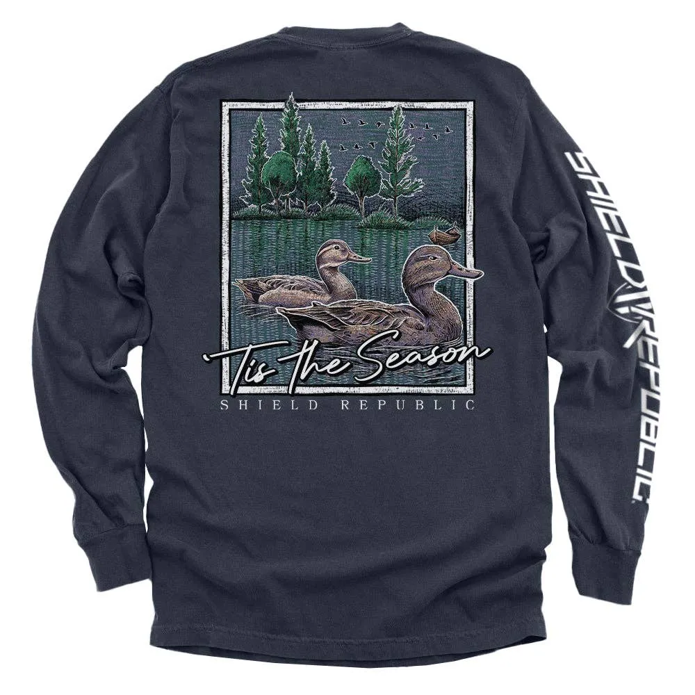 Tis the Season Duck: Bay / 2XL / Comfort Colors Pocket Tee