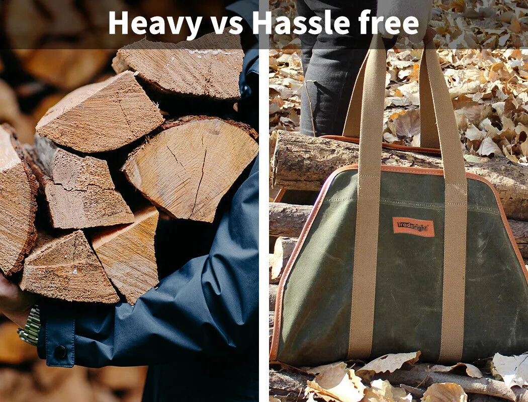 Traderight Firewood Carrier Bag Tote