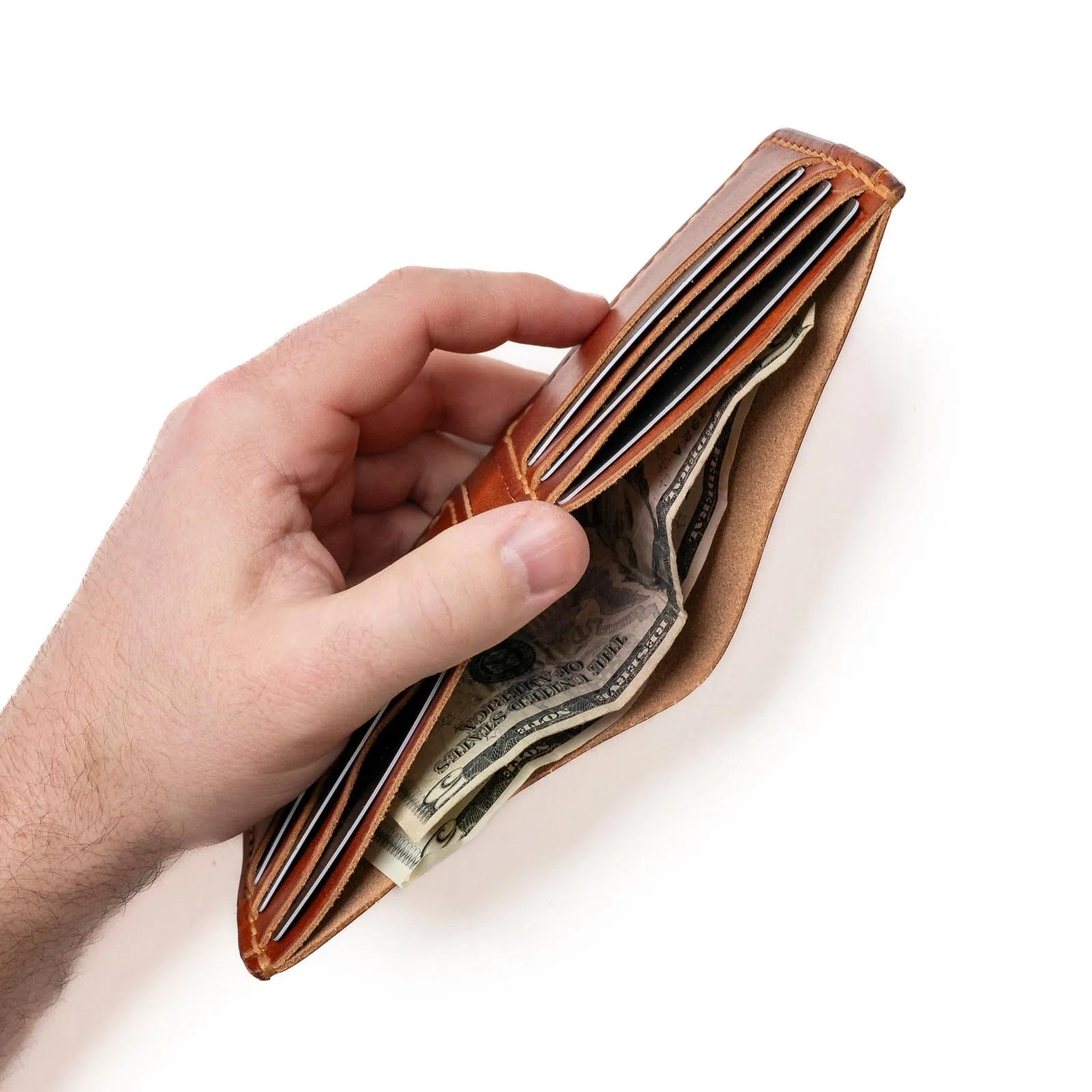 Traditional Bifold Leather Wallet