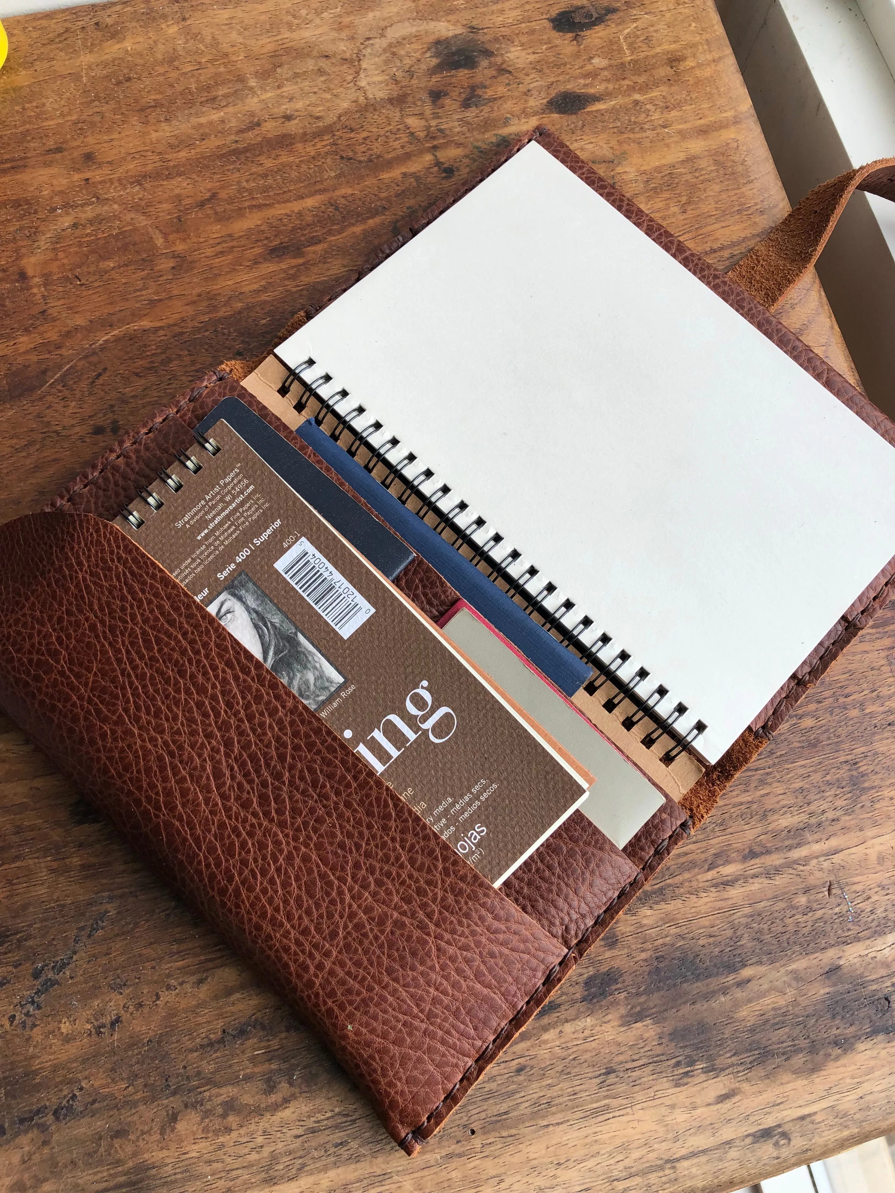 Travel Organizer / Hobonichi Cousin Cover / Travel Wallet / 8 Pocket Organizer
