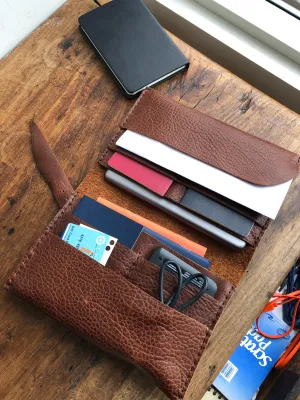 Travel Organizer / Hobonichi Cousin Cover / Travel Wallet / 8 Pocket Organizer