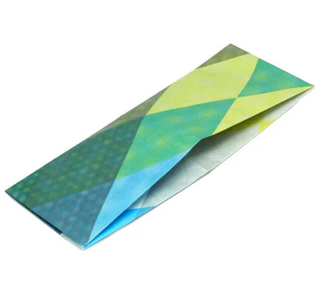 Triangle Moire | RFID Slim Wallet