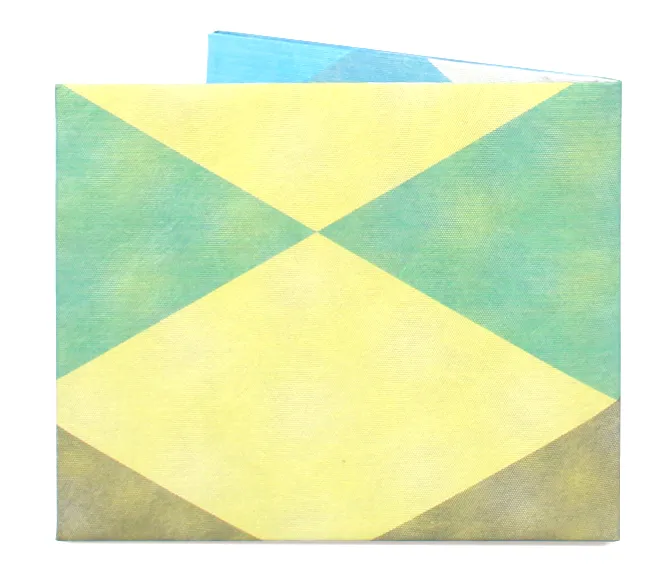Triangle Moire | RFID Slim Wallet