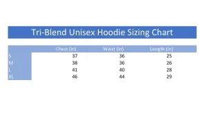 Triblend Fleece Pullover Hoodie Mountains Hoodie - Hiking Hoodie - Camping Hoodie - Adventure Hoodie -